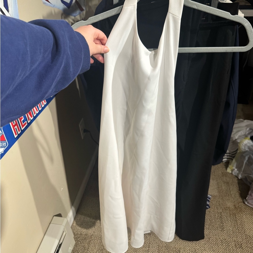 Tobi White Backless Dress